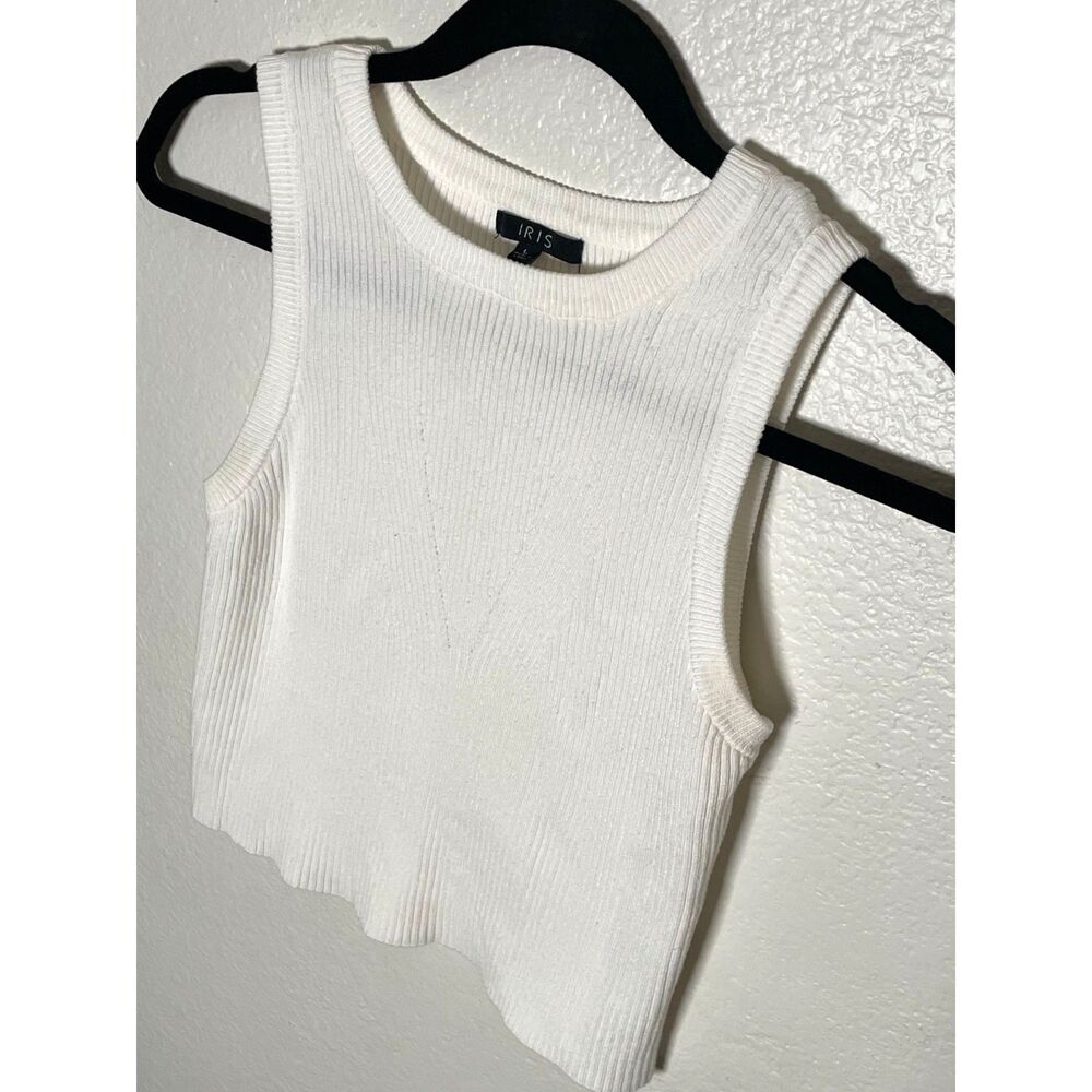 White Iris Sweater Top
